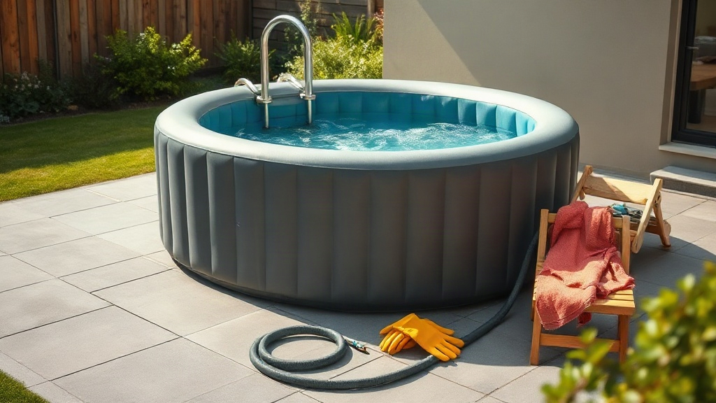 Draining and Storing an Inflatable Hot Tub for Winter Without Damaging It