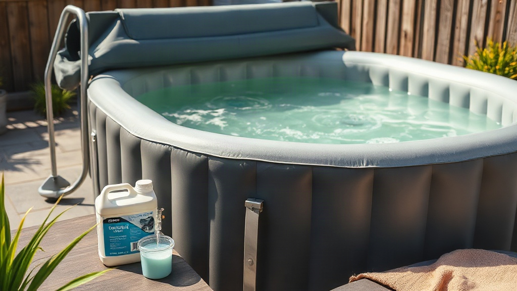 Green Water in an Inflatable Hot Tub: Treat It or Drain It?